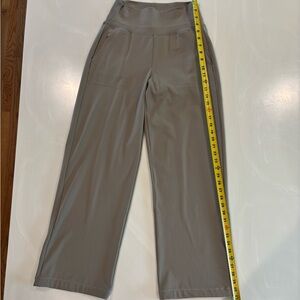 Athleta Taupe Wide-Leg Pants